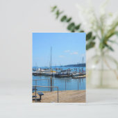 レイクハーバーセイルボーツボストンシティのレイクビュー ポストカード (スタンド正面)