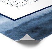 レイクハーバーフォグ結婚ズ | 9テーブル |シーティングチャート ポスター (角)