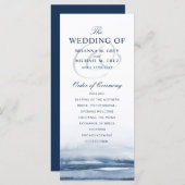 レイクハーバーフォグ結婚式 プログラム (正面/裏面)