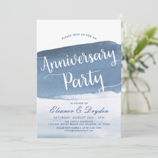 レイクハーバーフォグ |記念日パーティー 招待状 (スタンド正面)