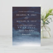 レイクハーバー深い結婚式招待状 招待状 (スタンド正面)