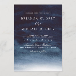 レイクハーバー深い結婚式招待状 招待状