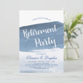 レイクハーバー霧 | 退職パーティーの招待状 招待状 (スタンド正面)