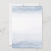 レイクハーバー フォグ | 退職パーティー招待状 招待状 (裏面)