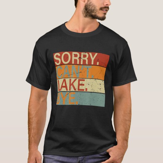 レイクバイレイクに申し訳ない Tシャツ (正面)