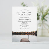 レイクバチェロレッテウィークエンドの旅程招待状 招待状 (スタンド正面)
