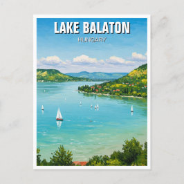 レイクバラトンハンガリートラベル ポストカード