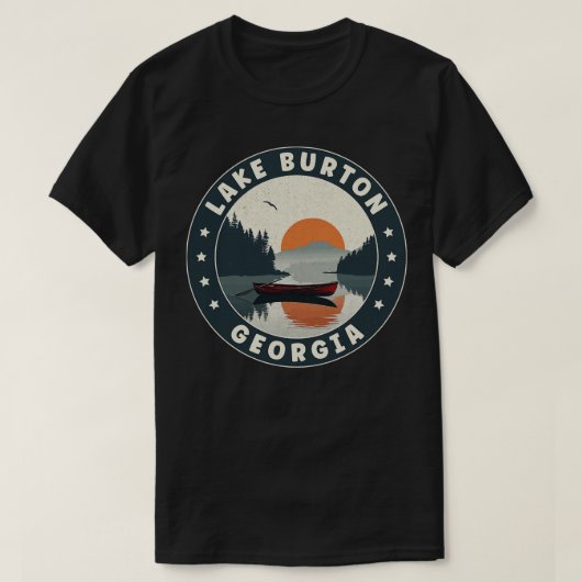 レイクバートンジョージアサンセットTシャツ Tシャツ (デザイン正面)
