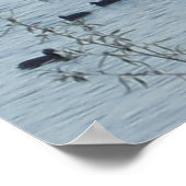 レイクバードプリント ポスター (角)