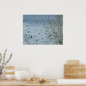 レイクバードプリント ポスター (キッチン)