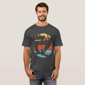 レイクパウエルアリゾナウォータースキーレトロヴィンテージ Tシャツ (正面フル)