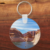 レイクパウエルページアリゾナ貯水池の風景 キーホルダー (正面)