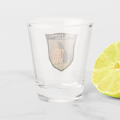 レイクパウエルローンロックトラベルアートヴィンテージ ショットグラス (裏面)