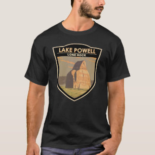 レイクパウエルローンロックトラベルアートヴィンテージ Tシャツ