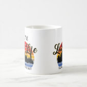 レイクパーソナライズされたライフデザインコーヒーマグカップ コーヒーマグカップ (中央)