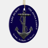 レイクヒューロン愛国的動揺していかり航海の セラミックオーナメント (右)