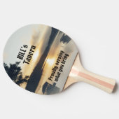 レイクビューで誇らしげに提供 卓球ラケット (横)