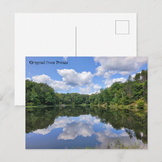 レイクビューの景色 ポストカード (正面/裏面)