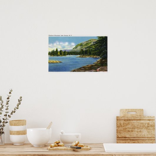 レイクビューオブエレファントマウンテン ポスター (キッチン)