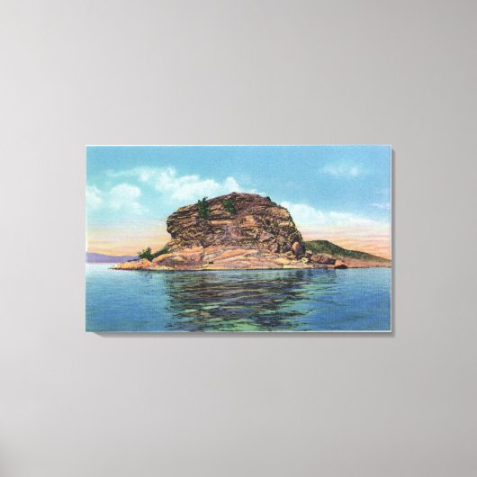 レイクビューオブザロックダーン キャンバスプリント (正面)
