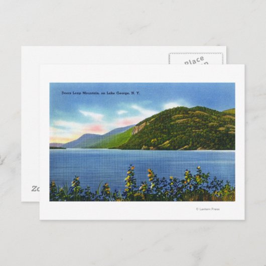 レイクビューオブディーズリープマウンテン ポストカード (正面/裏面)