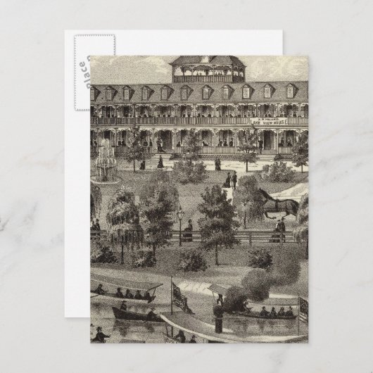 レイクビューハウスinアスベリーパーク ポストカード (正面/裏面)