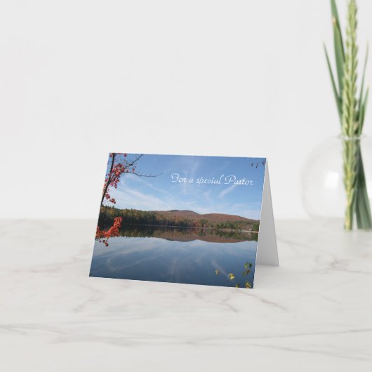 レイクビューパストルの誕生日カード カード (正面)