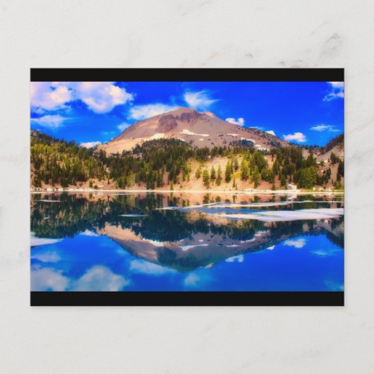 レイクビューラッセン火山国立公園 ポストカード (正面)