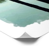 レイクビュー抽象芸術 ポスター (角)