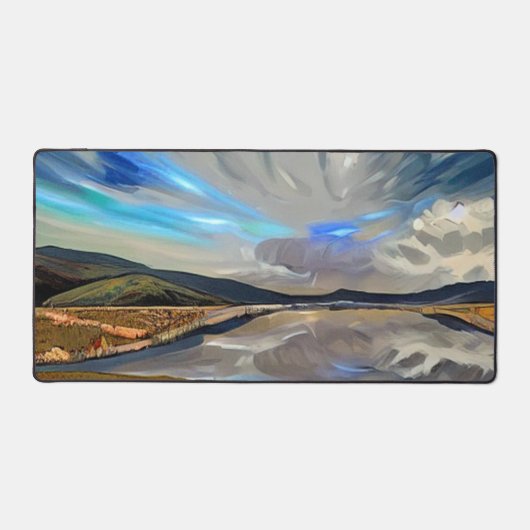 レイクビュー デスクマット (正面)