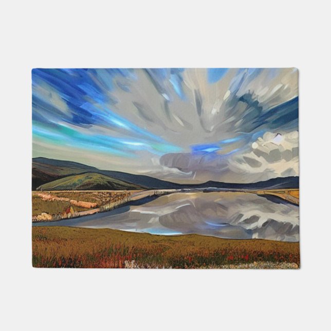 レイクビュー ドアマット (正面)