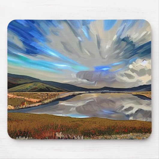 レイクビュー マウスパッド (正面)