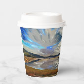 レイクビュー 紙コップ (正面)