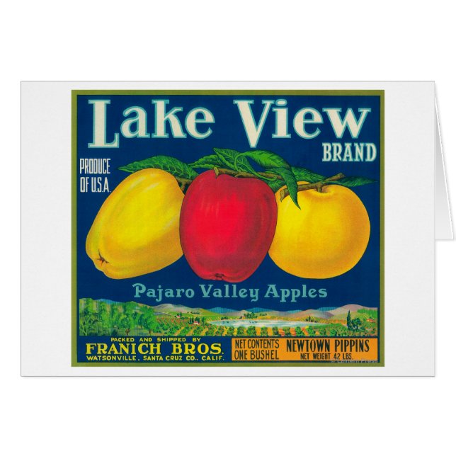 レイクビューApple Label - Watsonville, CA (正面横)