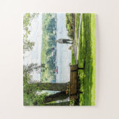 レイクビルNYコネソスレイクオーバーサイズ ジグソーパズル (縦)