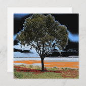 レイクビーアックソロツリーフラットカード (正面/裏面)