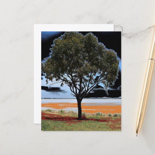 レイクビーアックソロツリー紙シート (正面/裏面インサイチュ)