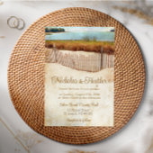 レイクビーチサマー結婚式招待状 招待状