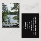 レイクビ実在ューエステート 名刺 (正面/裏面)