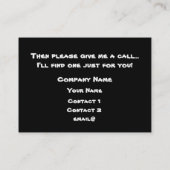 レイクビ実在ューエステート 名刺 (裏面)