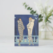 レイクファーコートバイジョージバービエ ポストカード (スタンド正面)