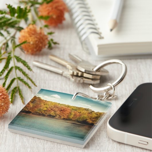 レイクフォレストツリーズウォーターサファーキーチェーン キーホルダー (正面右)