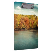 レイクフォレストツリーズモノグラムイニシャルクリップボード クリップボード (右)