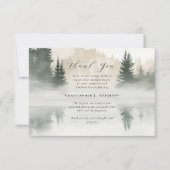 レイクフォレストフォト悔やみや弔慰葬祭記念碑 サンキューカード (正面)