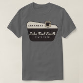 レイクフォートスミス州パークアーカンサスウェルカムサイン Tシャツ (デザイン正面)