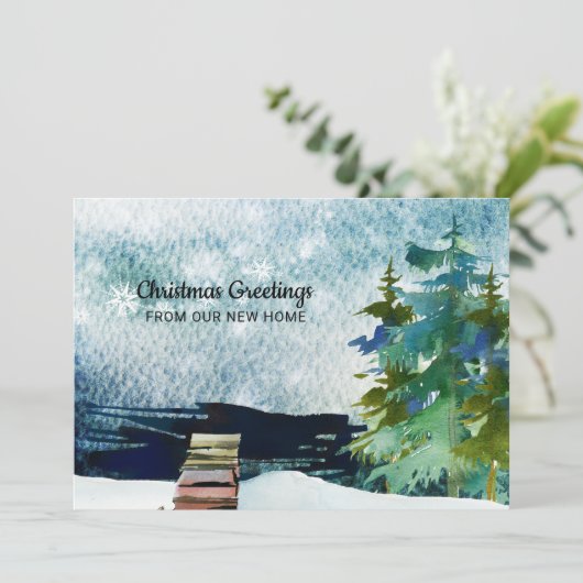 レイクフロントパインツリーズスノーイスカイ新しいアドレス 案内状 (スタンド正面)