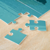 レイクブリスロベニア旅行レトロトラベルアートヴィンテージ ジグソーパズル (側面)