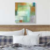 レイクブルーエッセンスII キャンバスプリント (インサイチュ (寝室))