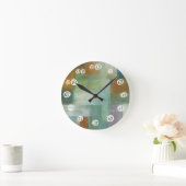 レイクブルーエッセンスII ラウンド壁時計 (ホーム)