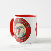 レイクプラシッド，ニューヨーク –  マグカップ (正面左)
